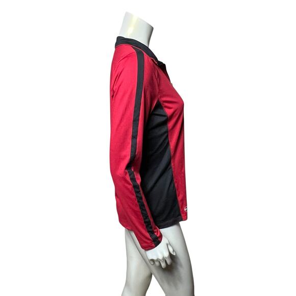 RLX Ralph Lauren Performance Half-Zip Pullover Red Black Athletic Top Size L - Picture 5 of 8